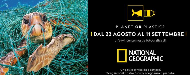 Planet or plastic a Le Befane Shopping Centre di Rimini con il National Geographic